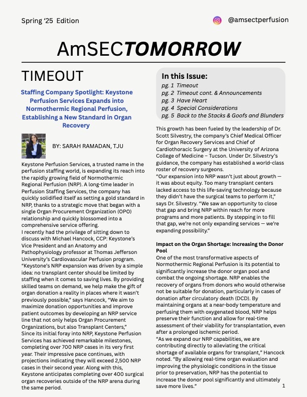 AmSECTomorrow Spring 2025